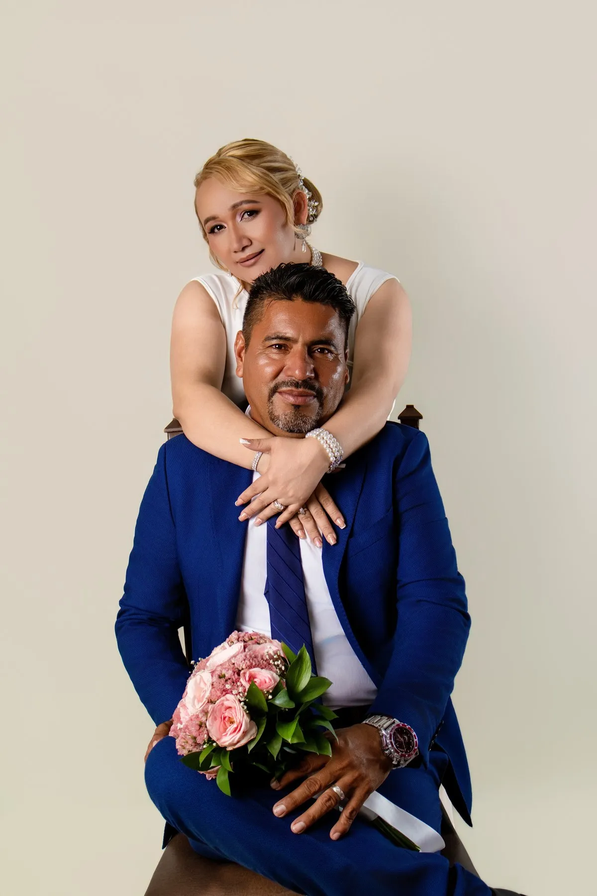 Pareja en sesión de estudio